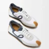 Flow Runner de nylon y ante azul antracita/blanco Flow Runner de nylon y ante azul antracita/blanco
