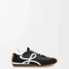 Flow Runner en nylon y ante Negro/Blanco Flow Runner en nylon y ante Negro/Blanco