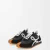 Flow Runner en nylon y ante Negro/Blanco Flow Runner en nylon y ante Negro/Blanco
