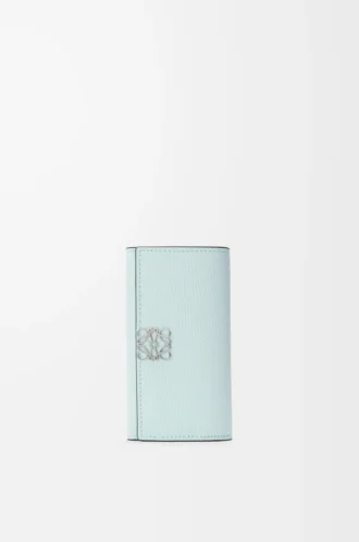 Funda para llaves Anagram en piel de becerro granulada Frozen