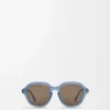 Gafas de sol Alpha Slim azul lechoso Gafas de sol Alpha Slim azul lechoso