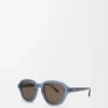 Gafas de sol Alpha Slim azul lechoso Gafas de sol Alpha Slim azul lechoso