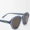 Gafas de sol Alpha Slim azul lechoso Gafas de sol Alpha Slim azul lechoso