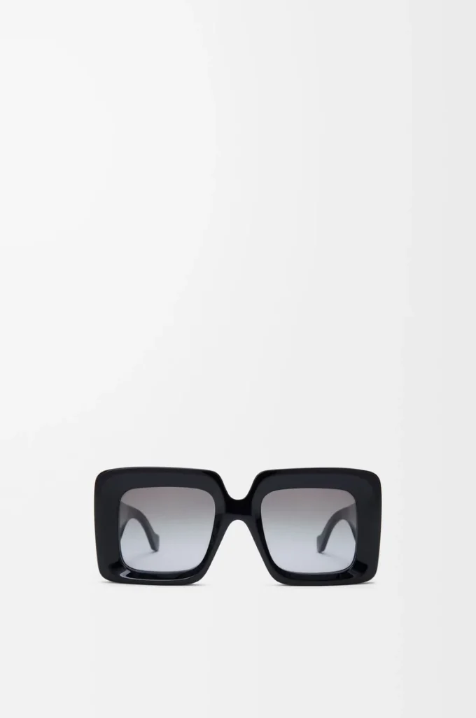Gafas de sol Beveled Square Maxi Anagram Negro Gafas de sol Beveled Square Maxi Anagram Negro