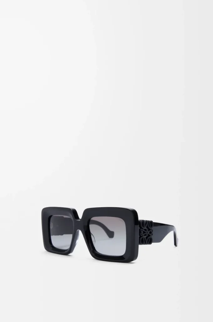 Gafas de sol Beveled Square Maxi Anagram Negro Gafas de sol Beveled Square Maxi Anagram Negro