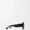 Gafas de sol Beveled Square Maxi Anagram Negro Gafas de sol Beveled Square Maxi Anagram Negro
