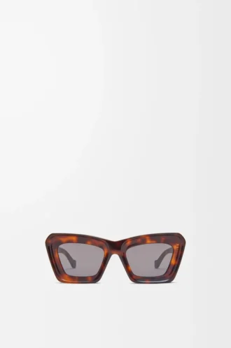 Gafas de sol Cateye biseladas Havana