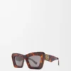 Gafas de sol Cateye biseladas Havana Gafas de sol Cateye biseladas Havana