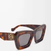 Gafas de sol Cateye biseladas Havana Gafas de sol Cateye biseladas Havana