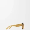 Gafas de sol Cateye biseladas Transparente Oliva Gafas de sol Cateye biseladas Transparente Oliva
