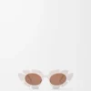 Gafas de sol con flores Marfil Gafas de sol con flores Marfil