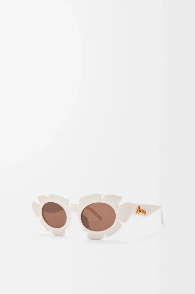 Gafas de sol con flores Marfil Gafas de sol con flores Marfil