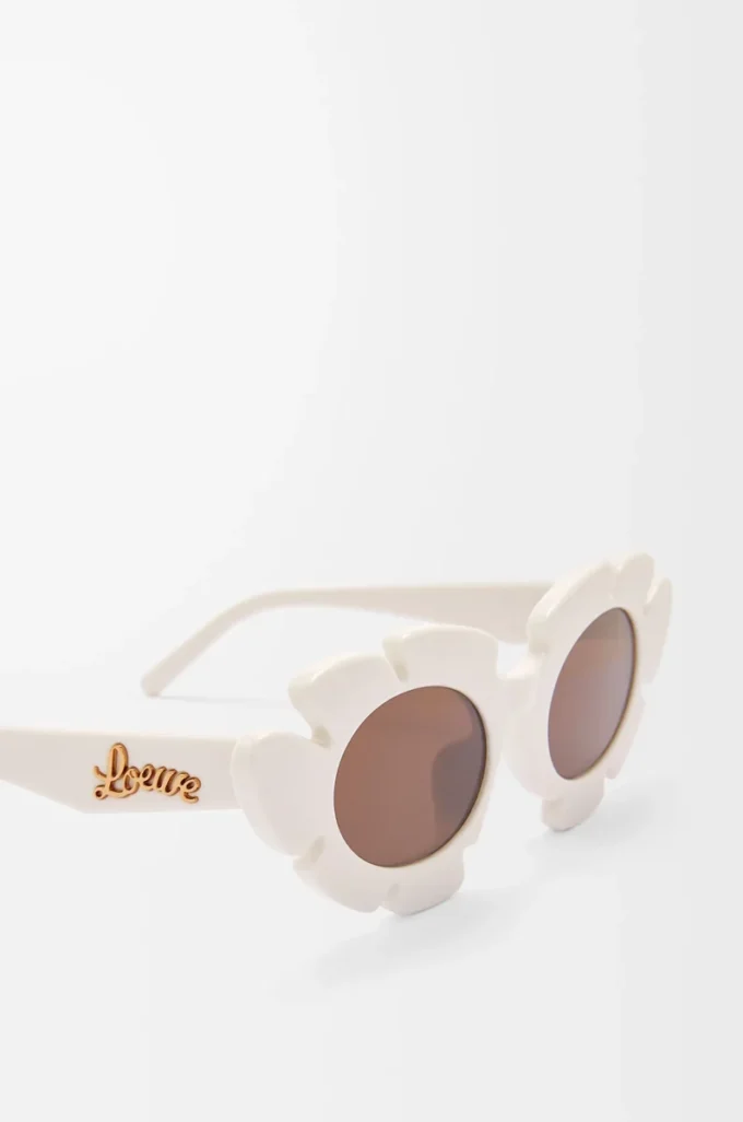 Gafas de sol con flores Marfil Gafas de sol con flores Marfil