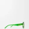 Gafas de sol con forma de flor Verde transparente Gafas de sol con forma de flor Verde transparente
