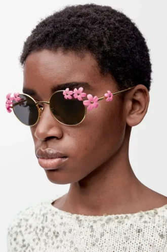 Gafas de sol Daisy Field Rosa