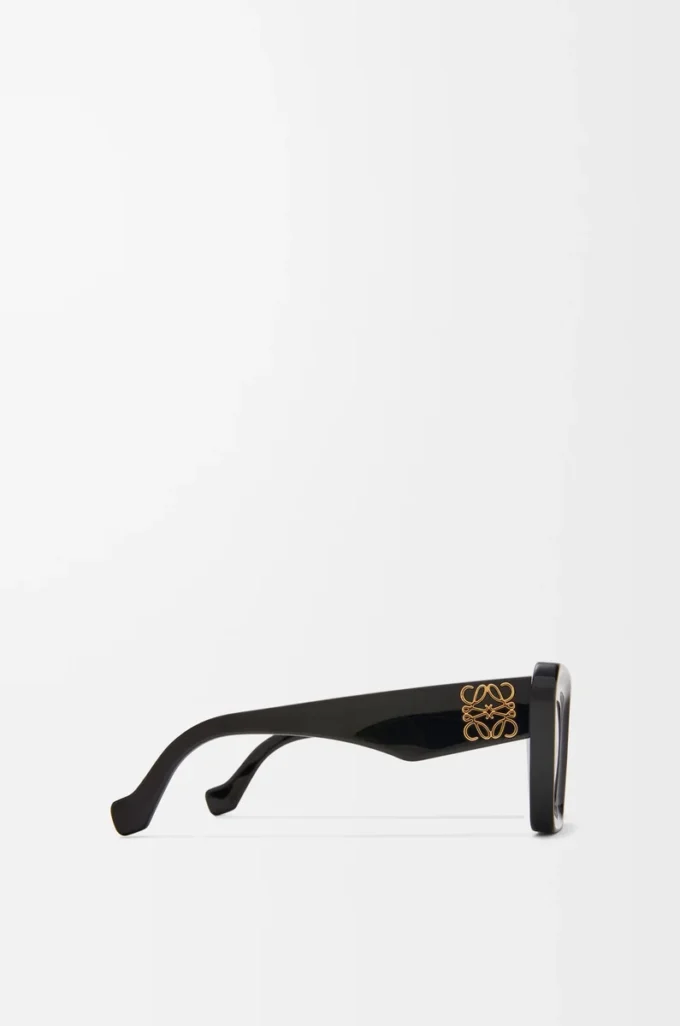 Gafas de sol de ojo de gato biseladas Negro Gafas de sol de ojo de gato biseladas Negro