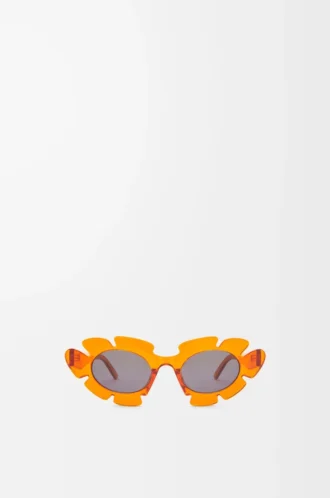 Gafas de sol Flower Naranja transparente