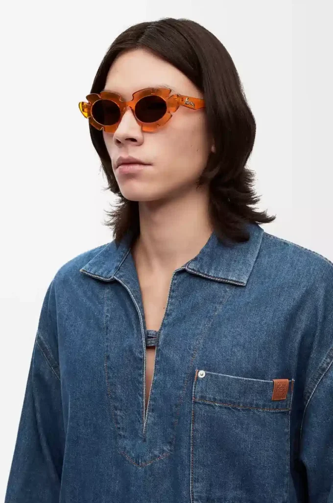 Gafas de sol Flower Naranja transparente Gafas de sol Flower Naranja transparente