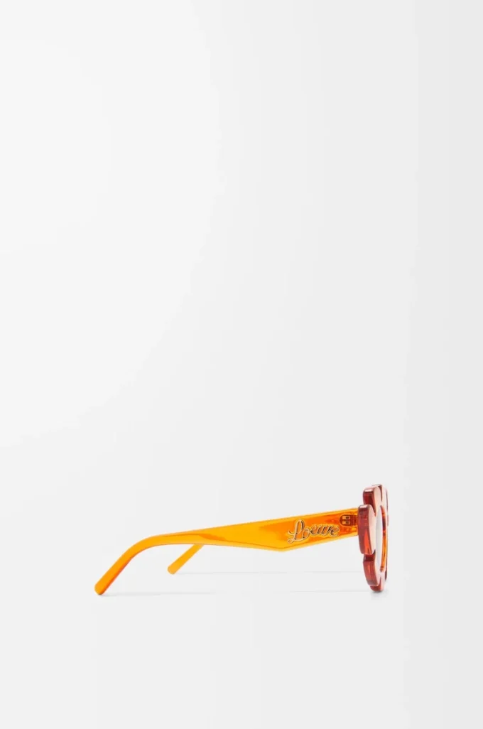 Gafas de sol Flower Naranja transparente Gafas de sol Flower Naranja transparente