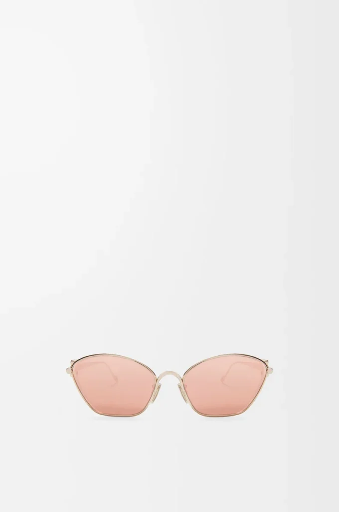 Gafas de sol hexagonales Anagram en oro rosa Gafas de sol hexagonales Anagram en oro rosa