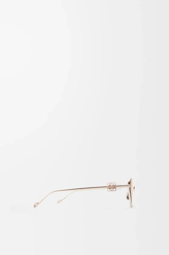 Gafas de sol hexagonales Anagram en oro rosa Gafas de sol hexagonales Anagram en oro rosa