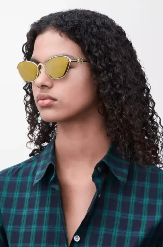 Gafas de sol hexagonales Anagram Oro