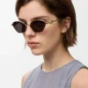 Gafas de sol hexagonales Anagram Smoke Moka