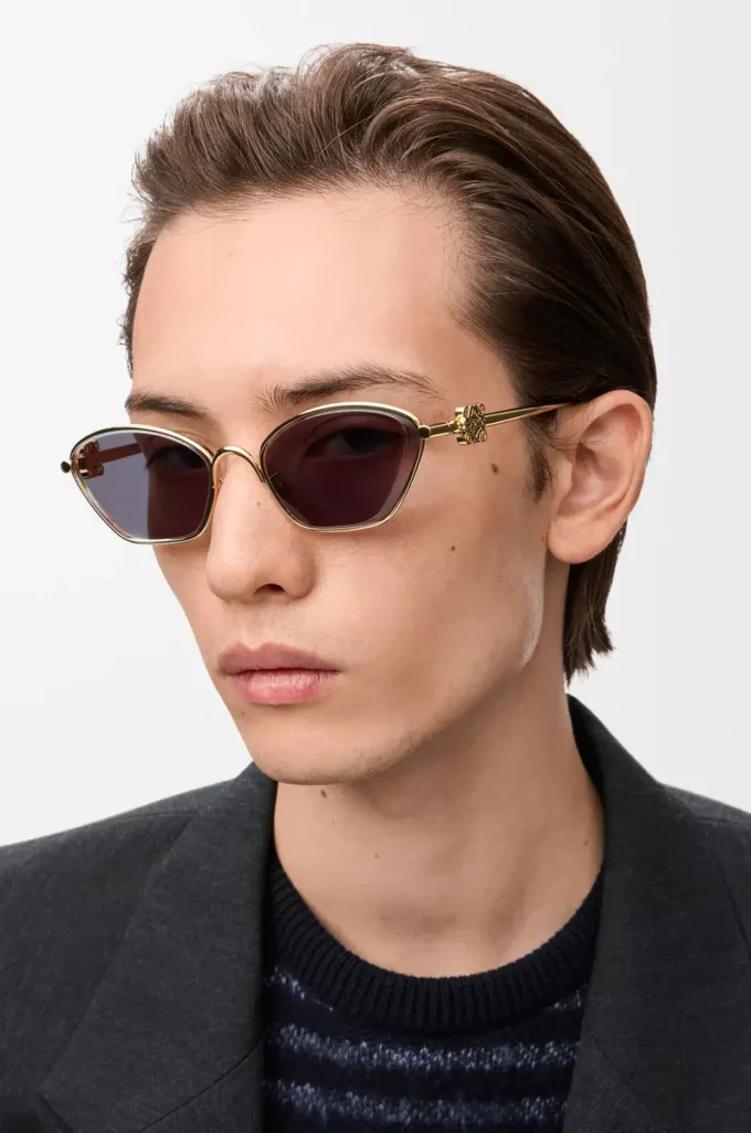 Gafas de sol hexagonales Anagram Smoke Moka