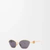 Gafas de sol hexagonales Anagram Smoke Moka