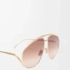 Gafas de sol Hillock marrón degradado Gafas de sol Hillock marrón degradado