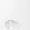 Gafas de sol Hillock plateadas Gafas de sol Hillock plateadas