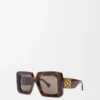 Gafas de sol Maxi Anagram cuadradas biseladas Havana Gafas de sol Maxi Anagram cuadradas biseladas Havana