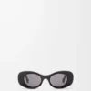 Gafas de sol Maxi Anagram ovaladas biseladas, color negro Gafas de sol Maxi Anagram ovaladas biseladas, color negro