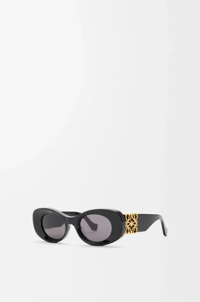 Gafas de sol Maxi Anagram ovaladas biseladas, color negro Gafas de sol Maxi Anagram ovaladas biseladas, color negro