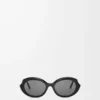 Gafas de sol Mini Oval Slim Black Gafas de sol Mini Oval Slim Black