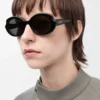 Gafas de sol Mini Oval Slim Black Gafas de sol Mini Oval Slim Black