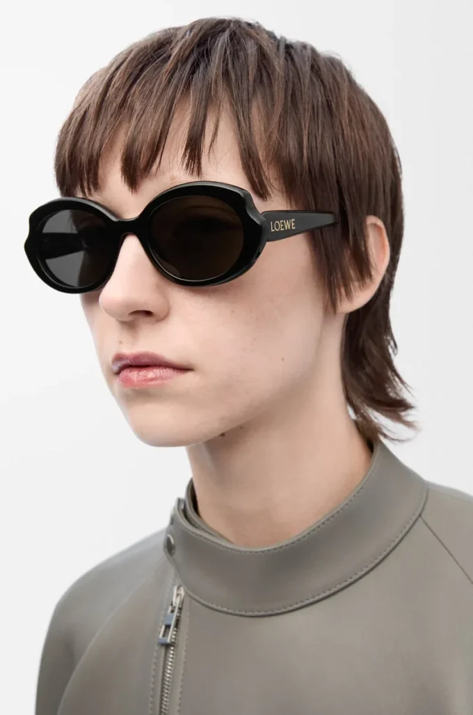 Gafas de sol Mini Oval Slim Black Gafas de sol Mini Oval Slim Black