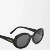 Gafas de sol Mini Oval Slim Black Gafas de sol Mini Oval Slim Black
