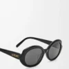 Gafas de sol Mini Oval Slim Black Gafas de sol Mini Oval Slim Black