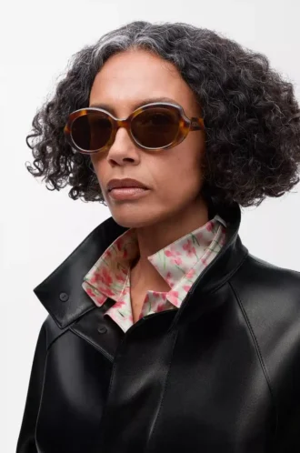 Gafas de sol Mini Oval Slim Havana