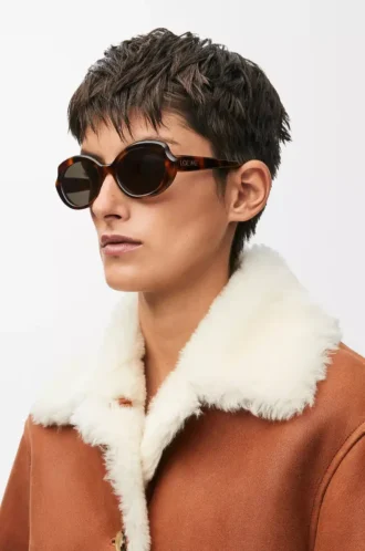 Gafas de sol Mini Oval Slim Havana Gafas de sol Mini Oval Slim Havana