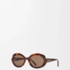 Gafas de sol Mini Oval Slim Havana Gafas de sol Mini Oval Slim Havana