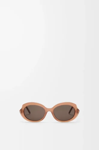 Gafas de sol Mini Oval Slim Milky Caramel Gafas de sol Mini Oval Slim Milky Caramel