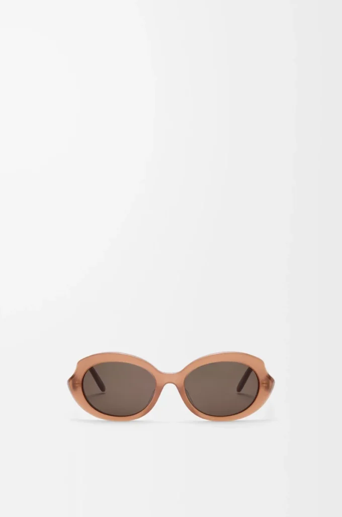 Gafas de sol Mini Oval Slim Milky Caramel Gafas de sol Mini Oval Slim Milky Caramel