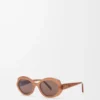 Gafas de sol Mini Oval Slim Milky Caramel Gafas de sol Mini Oval Slim Milky Caramel