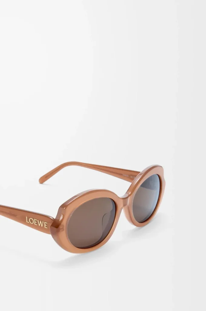 Gafas de sol Mini Oval Slim Milky Caramel Gafas de sol Mini Oval Slim Milky Caramel