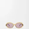 Gafas de sol Mini Oval Slim Transparente Oliva Gafas de sol Mini Oval Slim Transparente Oliva