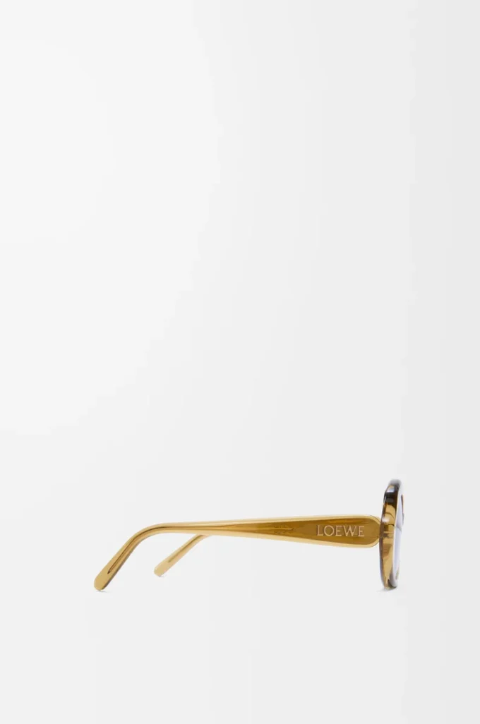 Gafas de sol Mini Oval Slim Transparente Oliva Gafas de sol Mini Oval Slim Transparente Oliva
