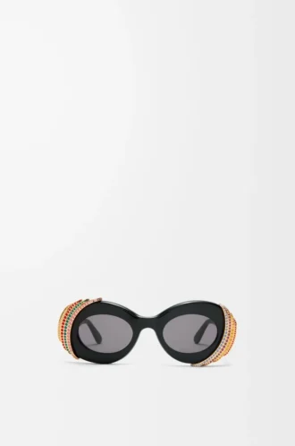 Gafas de sol Pavé Oval Multicolor/Negro