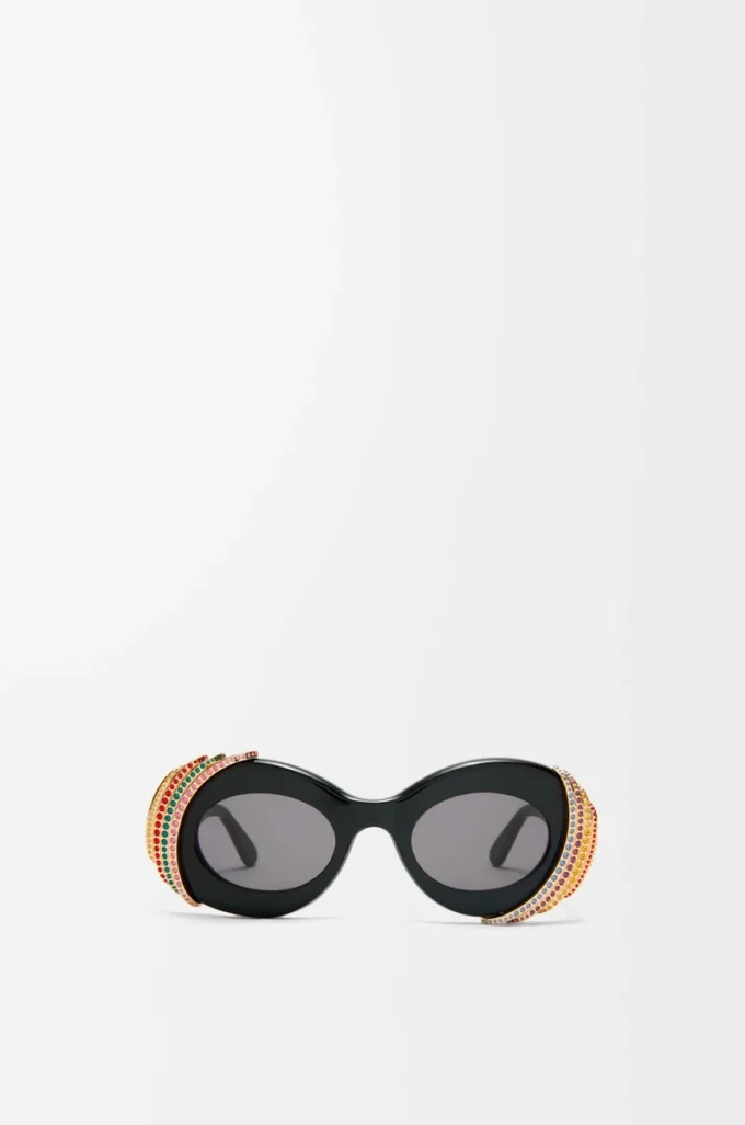 Gafas de sol Pavé Oval Multicolor/Negro Gafas de sol Pavé Oval Multicolor/Negro